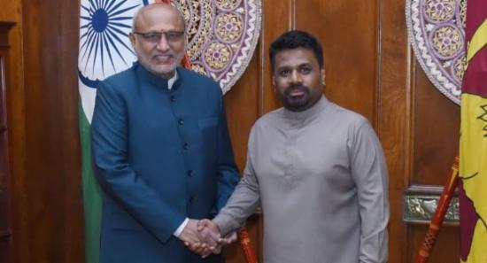 Indian Vice President Meets President Dissanayake